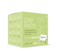 Simply Gentle Organic Cotton Day Time Pads - 10 Pads