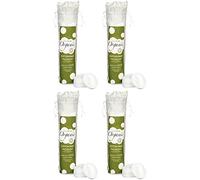 Simply Gentle Organic Cotton Pads, 4 Pack (4 x 100 Pads)