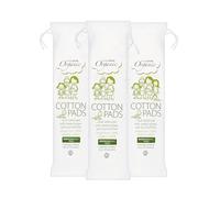 Simply Gentle Organic Cotton Pads - Perfect for Sensitive Skin - Pure Cotton Pads for First Aid - Free from Odours or Irritants - Round Shape, Disposable - 100 Count (Pack of 3)
