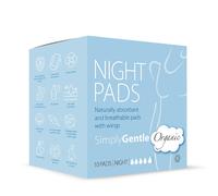 Simply Gentle Organic Night Time Pads - 10 Pads