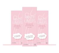Simply Gentle Organic Panty Liners for Women, Ultra Absorbent Pads, 100% Cotton, Thin and Breathable, Plastic Free, Leak Protection, Sanitary, Comfortable, for Sensitive Skin, 60 Pads (Pack of 3)