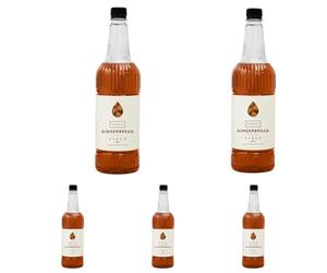 Simply Ginger Bread Syrup 1 Litre (Pack of 5)