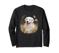 Simply Golden, White English Cream Golden Retriever Dog Long Sleeve T-Shirt