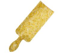 Simply Hair Gold Glitter Balayage Board with Curved Edge - 35cm Highlighting Paddle for Hair Painting & Bleaching, Acrylic, Sturdy, Comfortable Handle - Eye-catching Salon Styling Tool