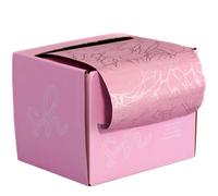 Simply Hair Hair Foil Roll - 100m Embossed Medium Weight Roll with Built-In Cutter - Custom Length Foil for Hair Dye, Highlights & Balayage - No-Slip Grip - 12.7cm - Pink Floral