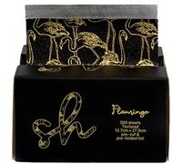 Simply Hair Pop-Up Hair Foil - 500 Pre-Cut & Folded Sheets for Hair Dye, Highlights & Balayage - Embossed, No-Slip Grip - Pop-Up Dispenser - 12.7x27.9cm - Flamingo