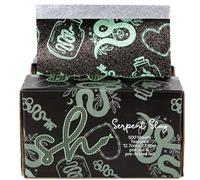 Simply Hair Pop-Up Hair Foil - 500 Pre-Cut & Folded Sheets for Hair Dye, Highlights & Balayage - Embossed, No-Slip Grip - Pop-Up Dispenser - 12.7x27.9cm - Serpent