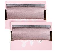 Simply Hair Pop-Up Hair Foil - Pack of 2-500 Pre-Cut & Folded Sheets for Hair Dye, Highlights & Balayage - Embossed, No-Slip Grip - Pop-Up Dispenser - 12.7x27.9cm - Rose Gold