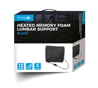 Simply Heated Memory Foam Lumbar Support
