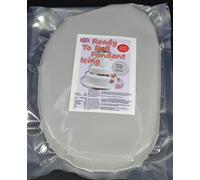 Simply Heaven 800g Regal rollable Fondant Sugar Paste Icing (Gluten free) (Grey Silver)