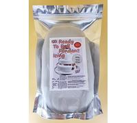 Simply Heaven Regalice ready to roll Fondant Sugarpaste Icing 240g (Gluten free) (Grey/Silver)