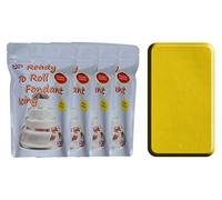 Simply Heaven Regalice ready to roll Fondant Sugarpaste Icing 960g (Gluten free) (Yellow)