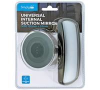 Simply ISM02 Internal Suction Car Mirror,120 x 53 mm, Increase Visibility When Driving, Universal Easy to Fit & Remove