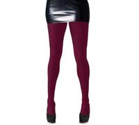 Simply Joshimo New Womens 70 Denier Opaque Tights - Soft, Thick, Stretchy Colourful Hosiery - One Size (UK 6-12) Dark Red