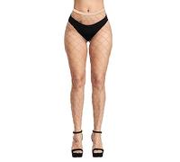 Simply Joshimo Womens Coloured Fishnet Tights | Wide Whale Net Colourful Bright Pantyhose (Beige)