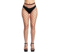 Simply Joshimo Womens Coloured Fishnet Tights | Wide Whale Net Colourful Bright Pantyhose (Brown)