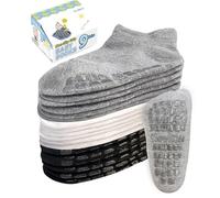 Simply Kids Kids Socks with Grips (9 Pairs) for 5-7 Years Old I Non Slip Soles Toddler Socks for 2-3 Years I Anti Slip Ankle Sock for Boy Girl