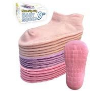 Simply Kids Kids Socks with Grips (9 Pairs) for 5-7 Years Old I Non Slip Soles Toddler Socks for 2-3 Years I Anti Slip Ankle Sock for Boy Girl