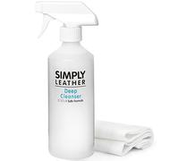 Simply Leather Deep Cleaner Natural Cleaning Spray Rejuvenate Leather Furniture, Sofas, Car Seats Bags Jackets Applicator Included (1000ml)