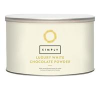 Simply Luxury White Hot Chocolate, Hot Chocolate Powder for Smooth & Creamy Beverage, Suitable for Vegetarians, Halal & Nut-Free, 1kg