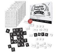 Simply Magic 1138 Piece Magnetic Poetry Set for Adults and Kids, Word Magnets for Refrigerator, Poem Magnets, Sentence Building, Stories, Talking