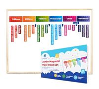 29 PCS Display Magnetic Place Value Set - Place Value Manipulatives, Place Value Magnets, Place Value Chart, Base Ten Blocks for Whiteboard, Base 10 Magnets, Magnetic Math Manipulative - Simply Magic