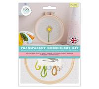Simply Make Adults Dandelion Sewing Needle Stitch Embroidery Hobby Kit, Present for any Creativity Enthusiast, or Hobbyist, Ideal for Beginners, New Starter