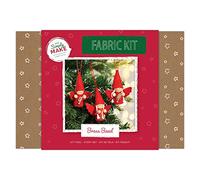 Simply Make Christmas Fabric Craft Kit - Brass Band, Festive Fabric Material Craft, for Adults and Teenagers, for The Most Wonderful Time of The Year - Christmas! Including All of The Accessories