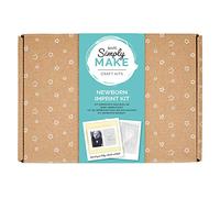 Simply Make - Create Your Own Newborn Baby Imprint Cast Kit Set for Babies Feet and Hands