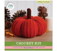 Simply Make Crochet Kit - Crochet your Own Pumpkin - Perfect Beginners Crochet Yarn Knitting Set - Ideal Crochet Kits for Beginners Adults with Hook Tool Kit and Wool Yarn for Crochet - Craft Kit