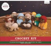 Simply Make Crochet Kit - Nativity Crochet Kit - Perfect Beginners Crochet Yarn Knitting Set - Ideal Crochet Kits for Beginners Adults with Hook Tool Kit and Wool Yarn for Crochet - Craft Kit