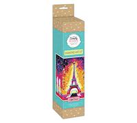 Simply Make Diamond Art Kit - Eiffel Tower - Diamond Painting Kits for Adults, Vibrant Picture Canvas with Accessories, For Home Decor or Wall Hang Accessory, Gem Tool Included - Art & Craft Kit