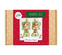 Simply Make Felt Christmas Angels Craft Kit Pack of 2, Christmas Craft Accessories, Ideal for Beginner and Experienced Crafters, Great Felt Fabric Craft Set Gift, Ideal for Adult and Older Kids