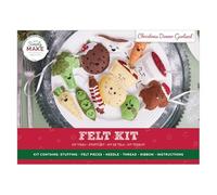 Simply Make Felt Christmas Dinner Garland Making Craft Kit, Christmas, Festive Hanging Craft Decoration, Add Cute Accents to Festive Home Decor, Perfect Craft Gift, Hanging Decorations for Tree, Home