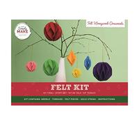 Simply Make Felt Honeycombe Craft Kit Set, Christmas Craft Accessories, Ideal for Beginner and Experienced Crafters, Great Felt Fabric Craft Set Gift, Ideal for Adult and Older Kids