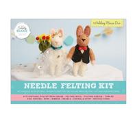 Simply Make Needle Felting Kit, Cactus, Multicoloured, Single Craft Kit, Needle Felting Kit with Felting Needles and Felting Wool, Ideal Needle Felting Kits for Beginners, Fun DIY Craft Kit
