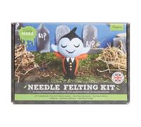 Simply Make Needle Felting Kit Halloween Vampire, Spooky, Including Wool, Needles, Tools, Beginners Craft Kits, Starter Hobby Craft, Decoration, Gift Hobbies for Crafty Enthusiasts