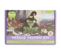 Simply Make Needle Felting Kit Halloween Witch Frog, Including Wool, Needles, Tools, for Beginners, Needle Felting Craft Kits, Starter Hobby Craft, Decoration, Gift, Hobbies for Crafty Enthusiasts