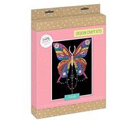 Simply Make Sequin Craft Kit - Vibrant Butterfly Design for Kids & Adults, Pin Art for Crafting, Perfect for Adult Crafts - Sequin Art & Craft Kit
