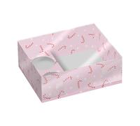 Simply Making Candy Canes Cupcake Box, Christmas Treats, Festive Cupcakes, Holds 6 or Holds 12, (Pack of 2) (Hamper and Cupcake)