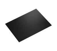Simply Making Oblong Rectangle Masonite White or Black Cake Board, Gloss and Matt Masonite Board (Black Gloss, 12" x 9")