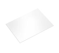 Simply Making Oblong Rectangle Masonite White or Black Cake Board, Gloss and Matt Masonite Board (White Gloss, 12" x 9")