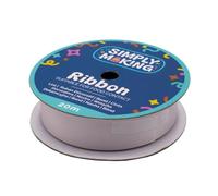 Simply Making Silver Cake Ribbon - Food-Safe - 24mm x 20m - Silver Cake Decorations - Professional Grade, Food Safe, Stain Resistant, Non-Colour Transfer Ribbon