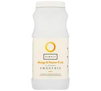 Simply Mango and Passion Fruit Smoothie, Vegan Blendable Concentrated Smoothie Mix Made with Real Fruit Puree (1 Litre) (Pack of 6)