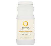Simply Mango and Passion Fruit Smoothie, Vegan Blendable Concentrated Smoothie Mix Made with Real Fruit Puree (1 Litre)