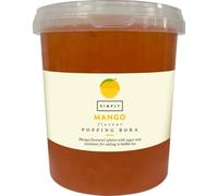 Simply Mango Popping Boba, Fruit Juice Flavoured Bursting Boba Pearls for Bubble Tea, Vegan & Halal Friendly, 870g