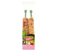 Simply Nibbles Strawberry & Apple Sticks 120g