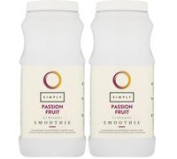 Simply Passion Fruit Smoothie, Vegan Blendable Concentrated Smoothie Mix Made with Real Fruit Puree (1 Litre) (Pack of 2)