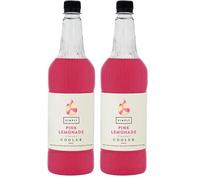 Simply Pink Lemonade Cooler, Suitable for Vegans, Beverage Syrup for Cocktails, Mocktails & Lemonades (1 Litre) (Pack of 2)