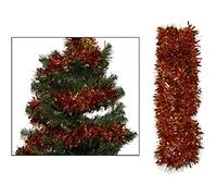 Simply Products 4M Chunky/Fine Cut Christmas Tinsel Garland Decoration (Red & Gold)